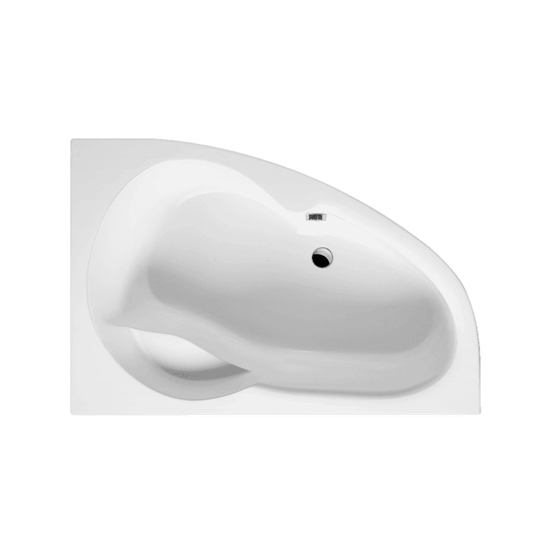 Newa Plus wanna narożna 160x95 cm prawa, biały połysk