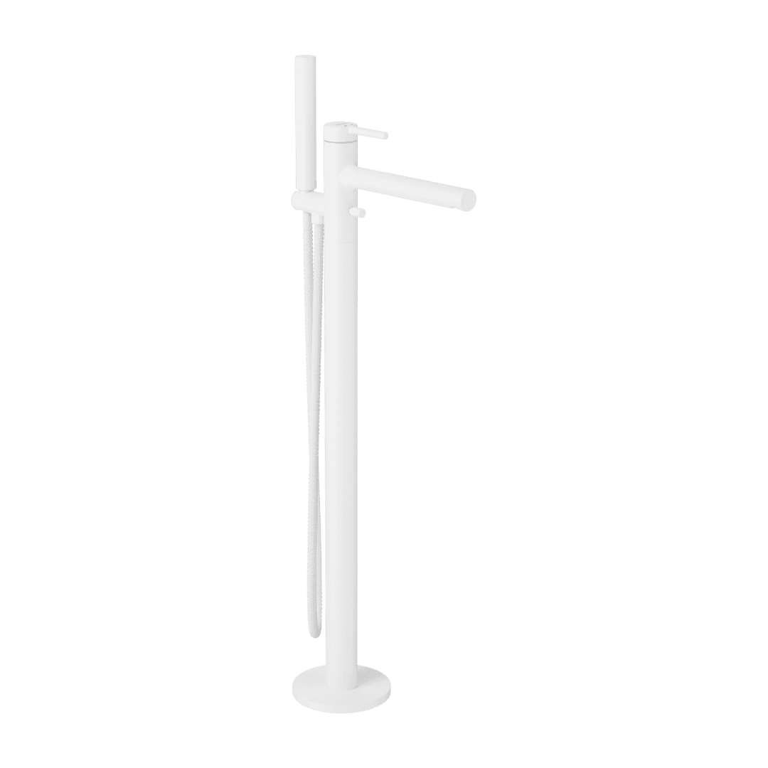 PI bateria wannowo-prysznicowa wolnostoj膮ca, bia艂y mat