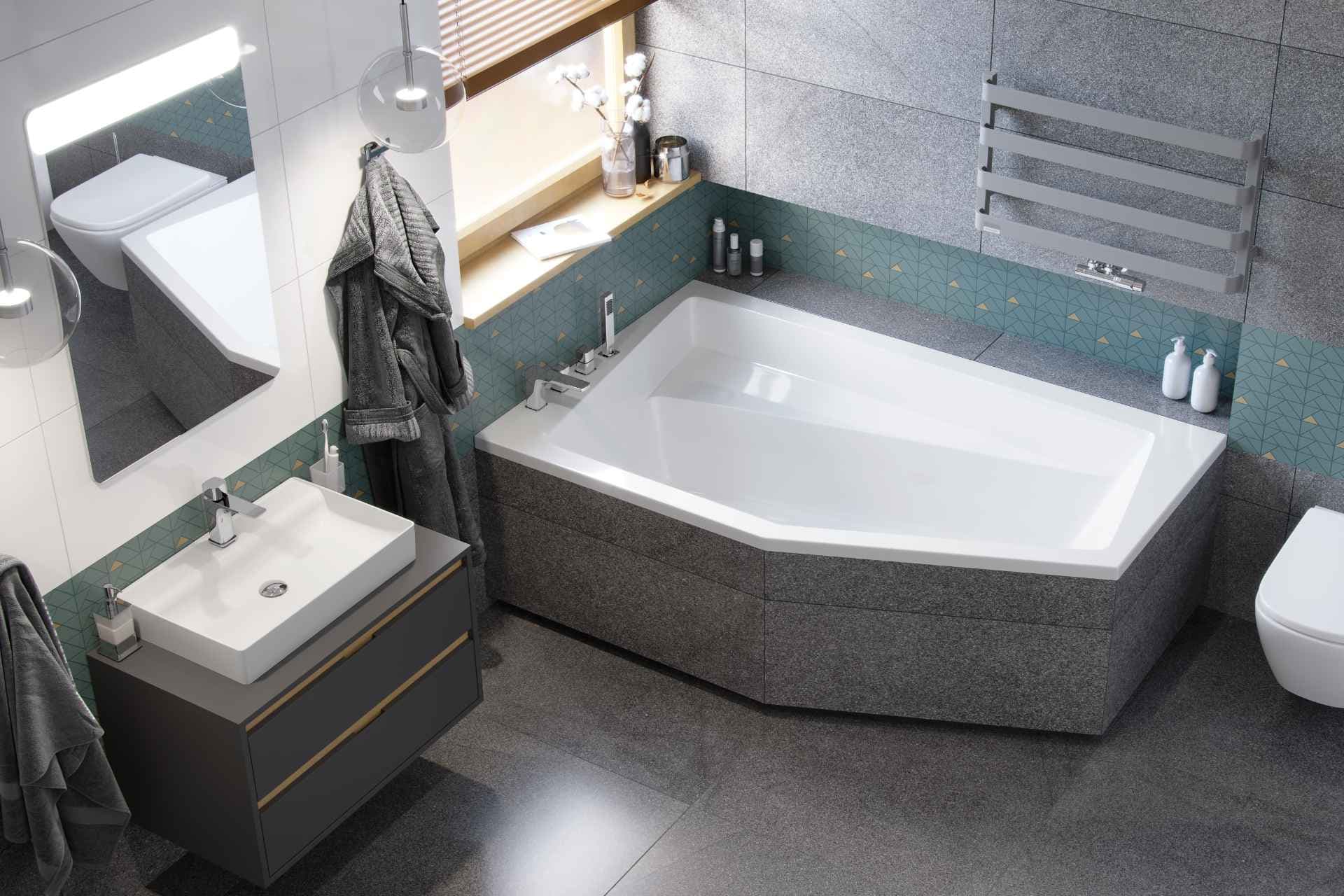 Keria bateria umywalkowa niska Excellent chrom meble Tuto
