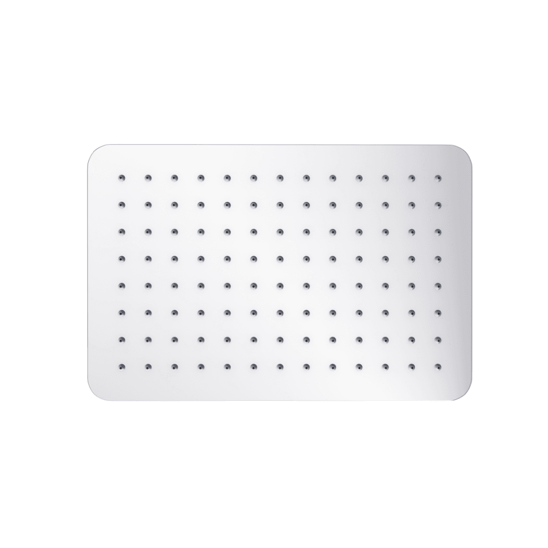 G艂owica prysznicowa 20x30 cm prostok膮tna slim, chrom