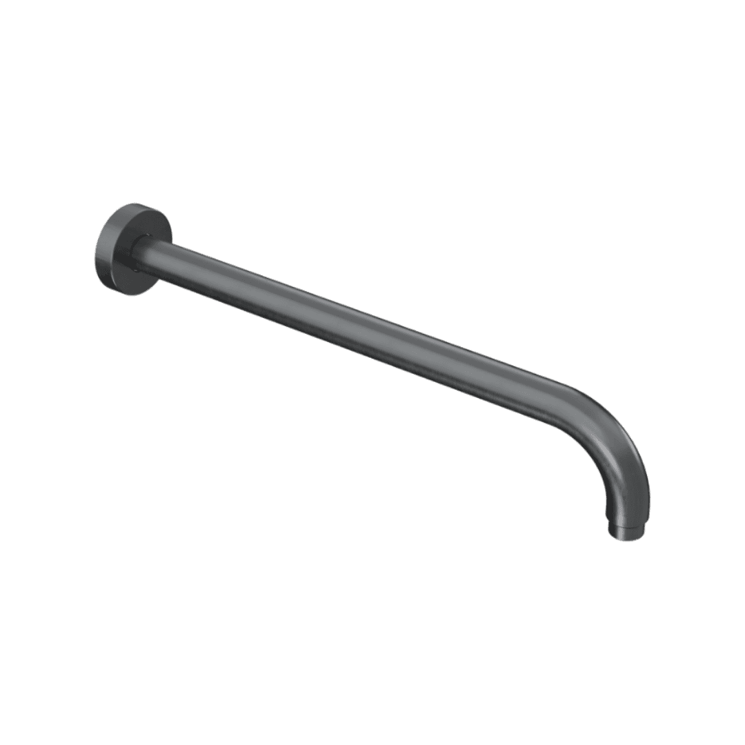 Rami臋 prysznicowe 艣cienne 40 cm okr膮g艂e, grafit szczotkowany
