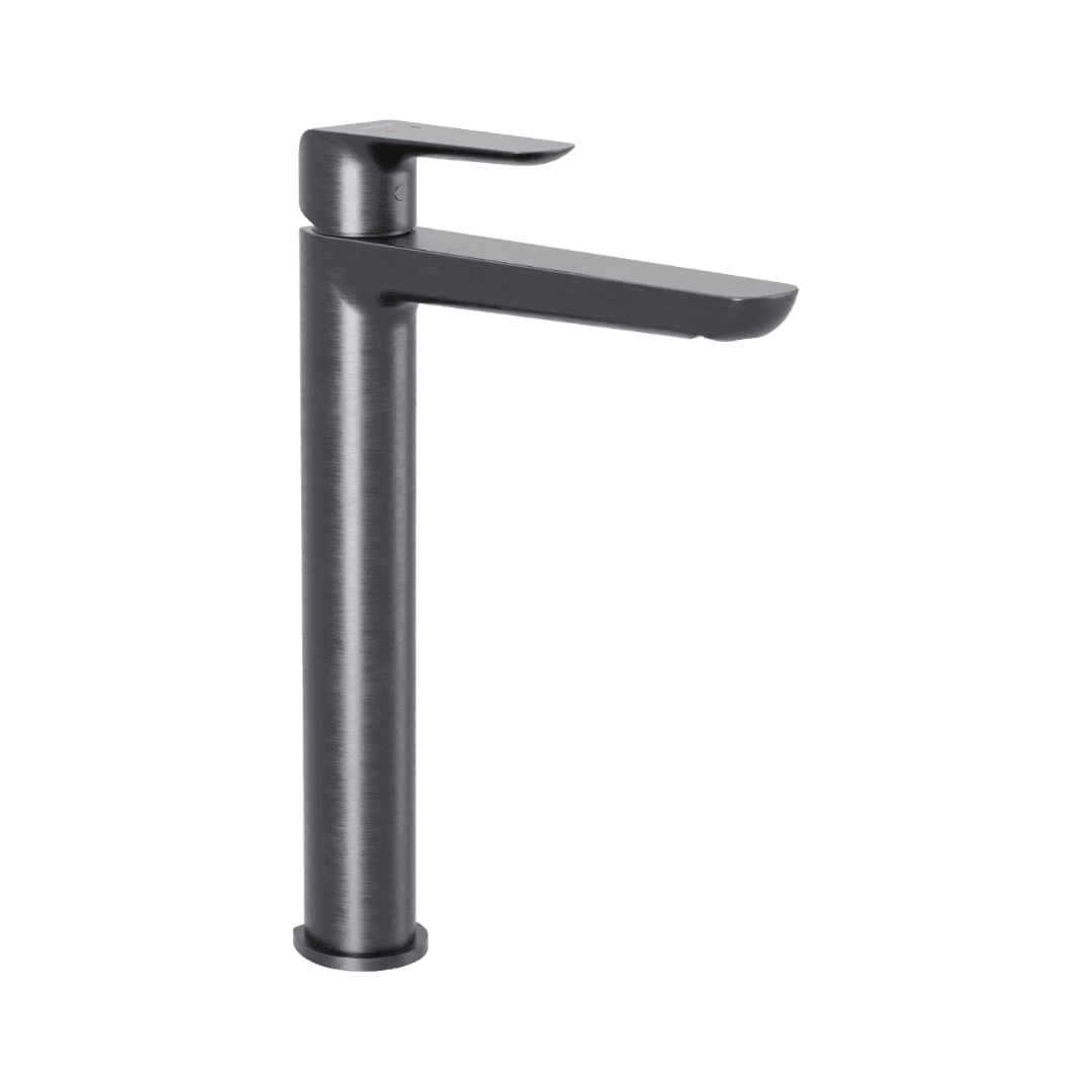 Clever 2.0 bateria umywalkowa stoj膮ca wysoka, grafit szczotkowany