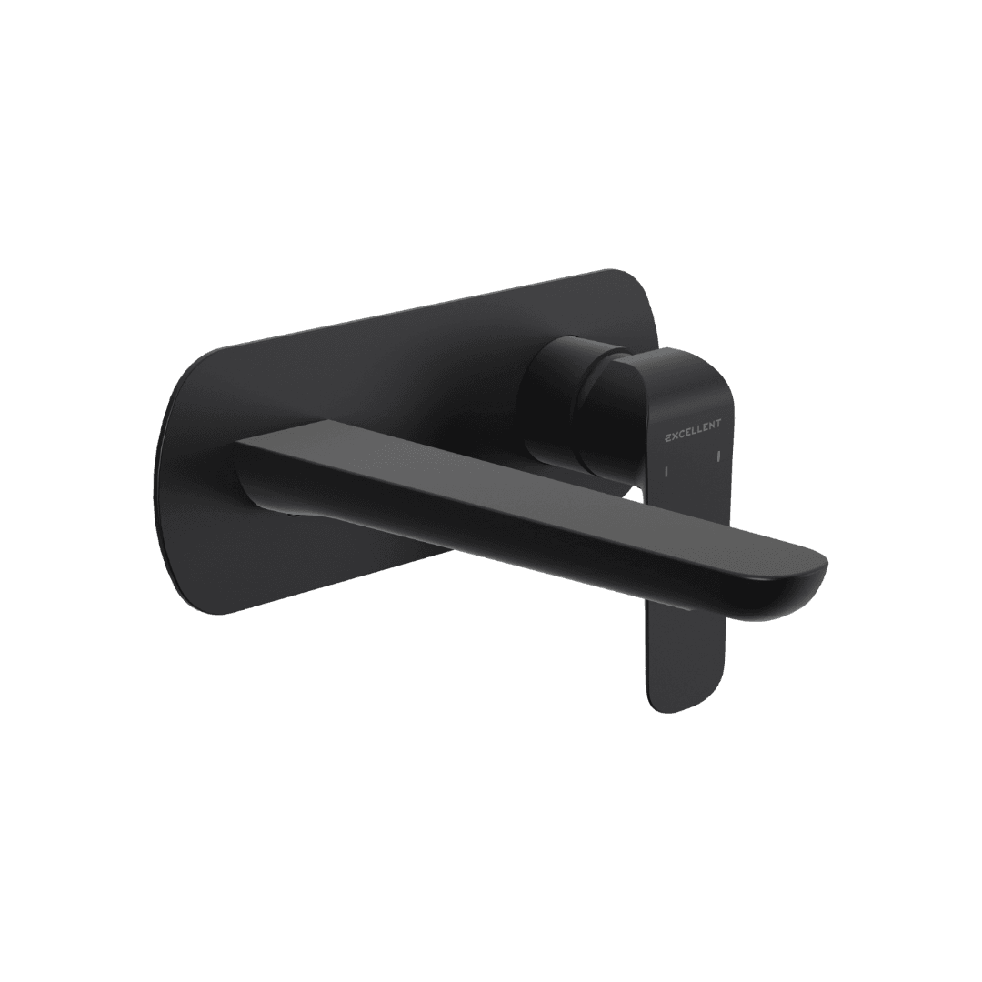 Clever 2.0 bateria umywalkowa podtynkowa komplet, czarny soft