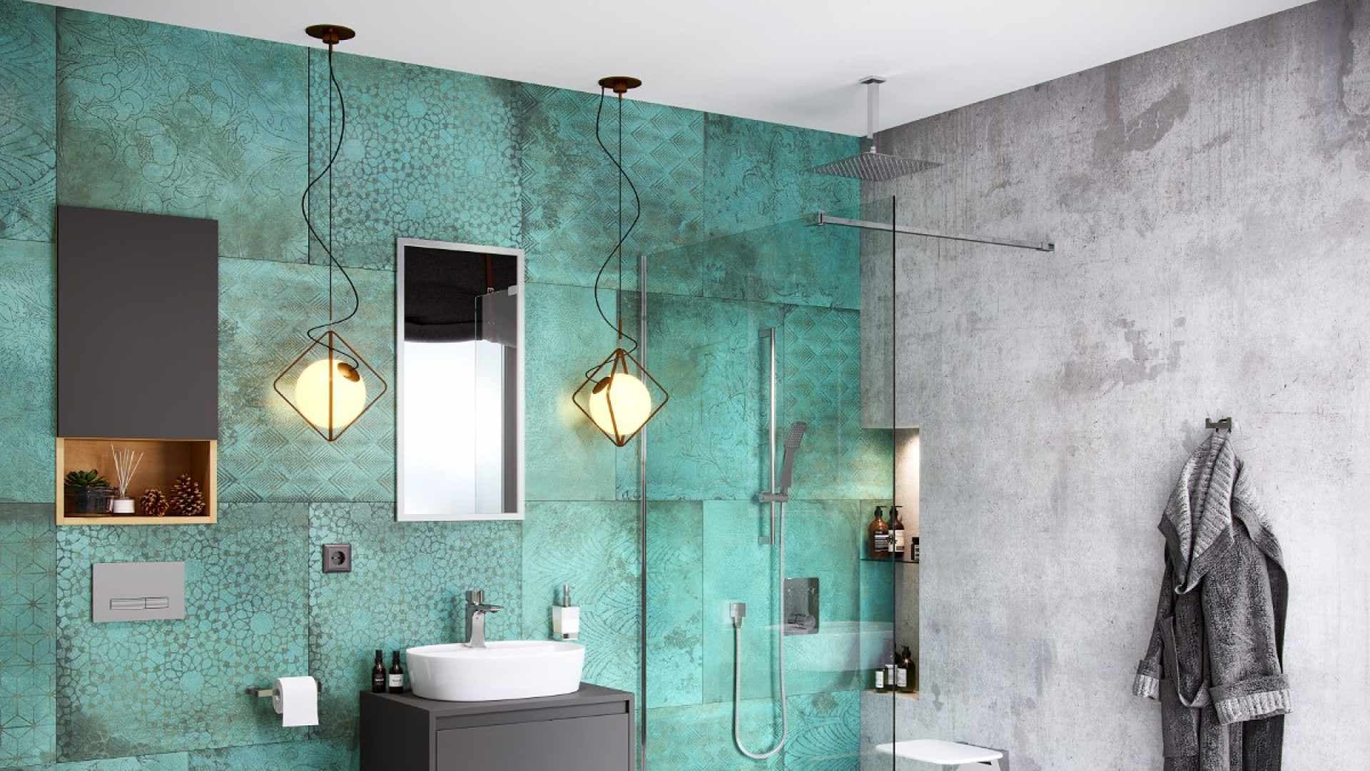 Drążek prysznicowy z uchwytem na słuchawkę prysznicową Excellent