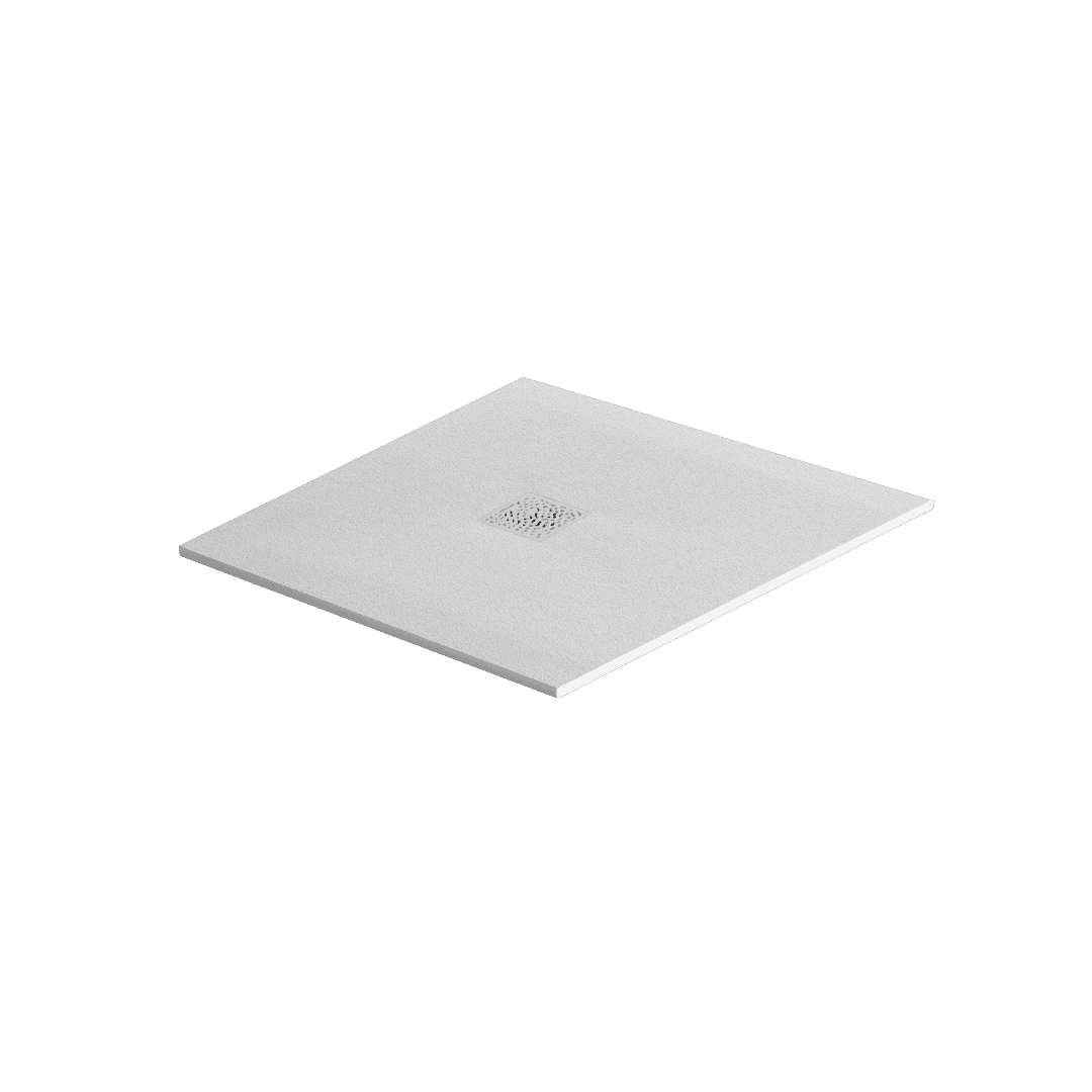 Arda brodzik kwadratowy 90x90 cm kompozytowy, bia艂y