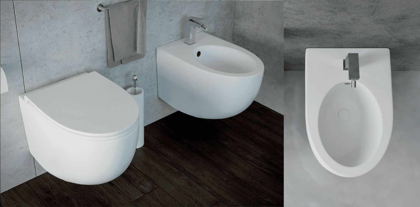 Bull Bidet Wiszący Z Otw. Biały