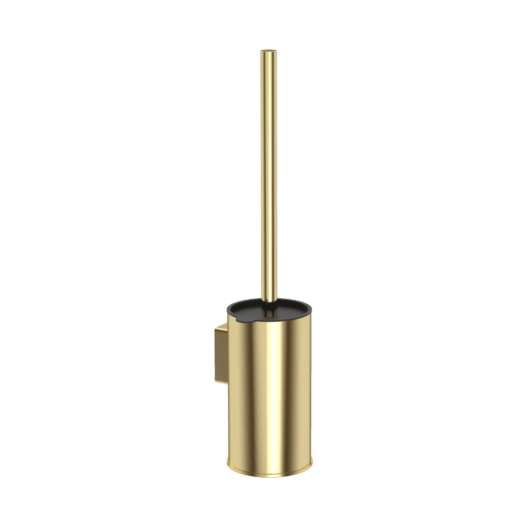 Fido Szczotka WC wisz膮ca/wolnostoj膮ca, z艂oty po艂ysk