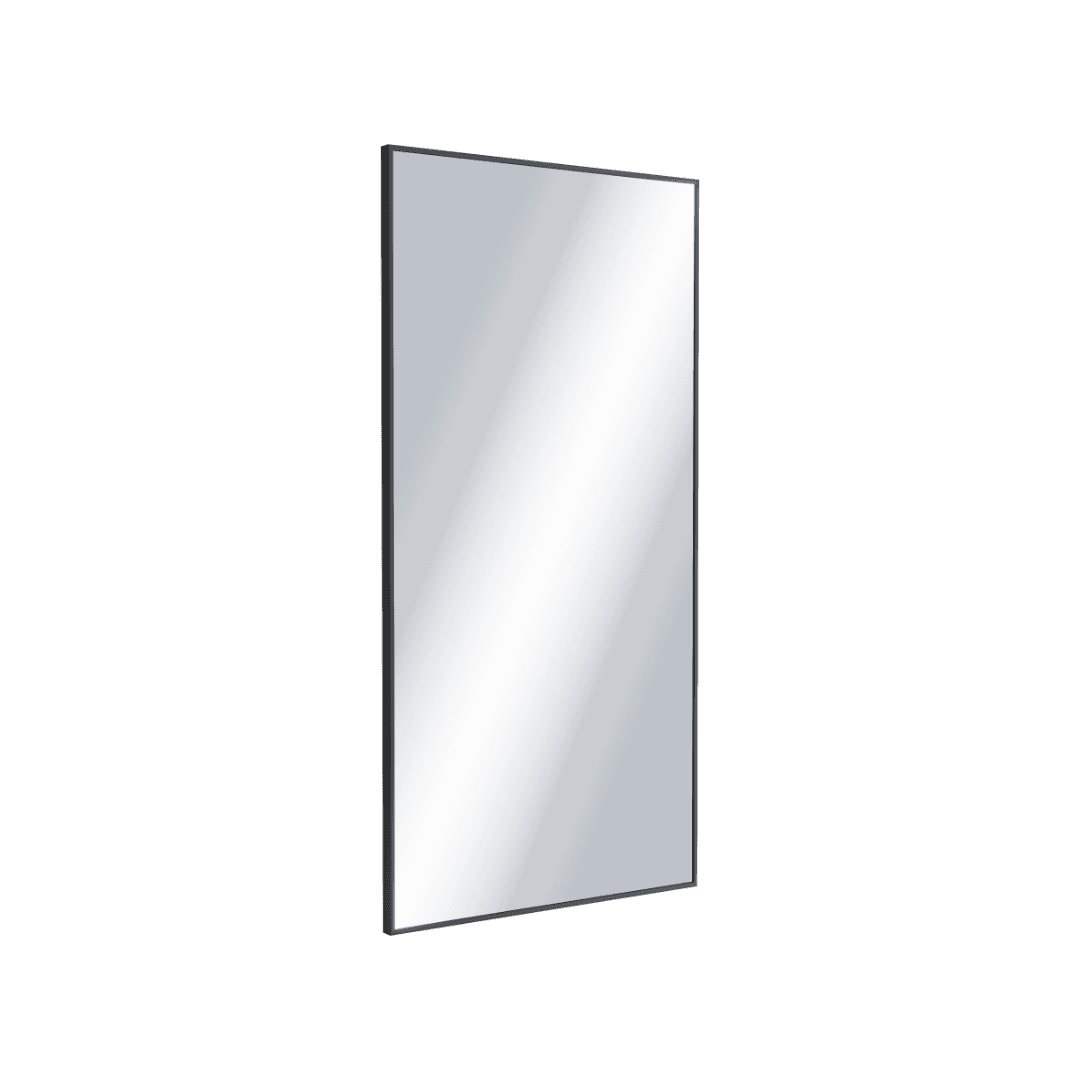 Kuadro lustro 艂azienkowe 100x50 cm prostok膮tne, czarny mat
