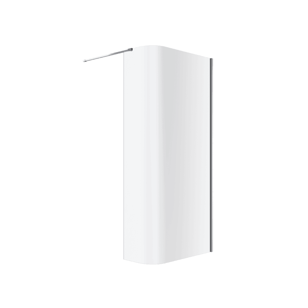 Vidoq walk-in 艣cianka prysznicowa gi臋ta 83x200 cm, pow艂oka Clean Control, chrom