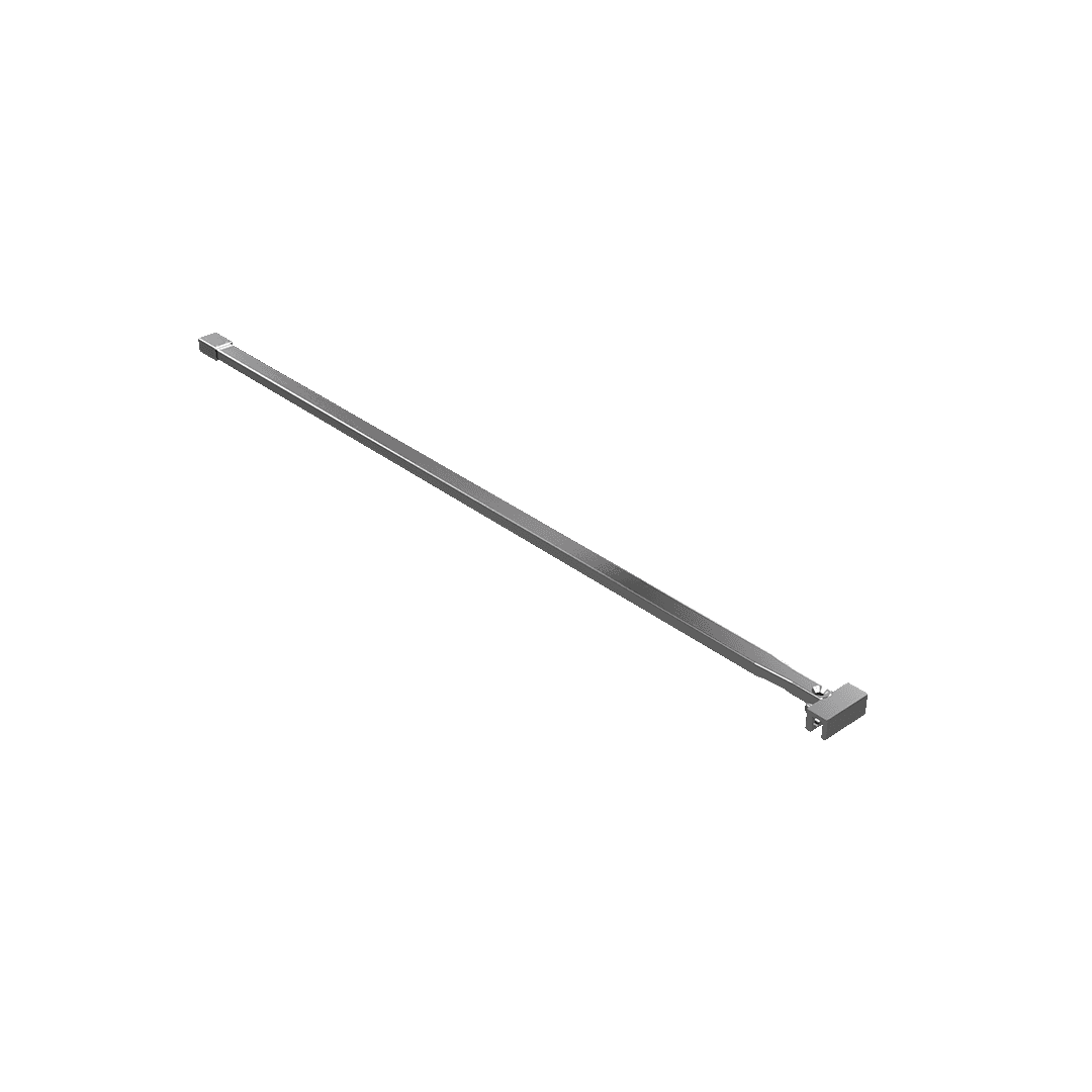 Vidoq wspornik kabiny walk-in 120 cm do doci臋cia, chrom