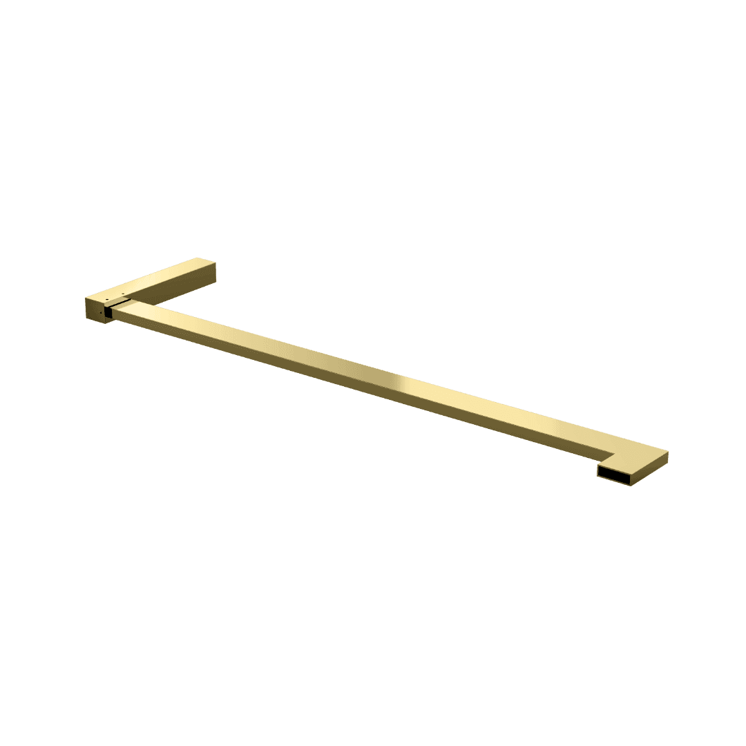 Ortigo wspornik k膮towy "L", dla rozmiar贸w kabiny 100-140cm, z艂oty po艂ysk
