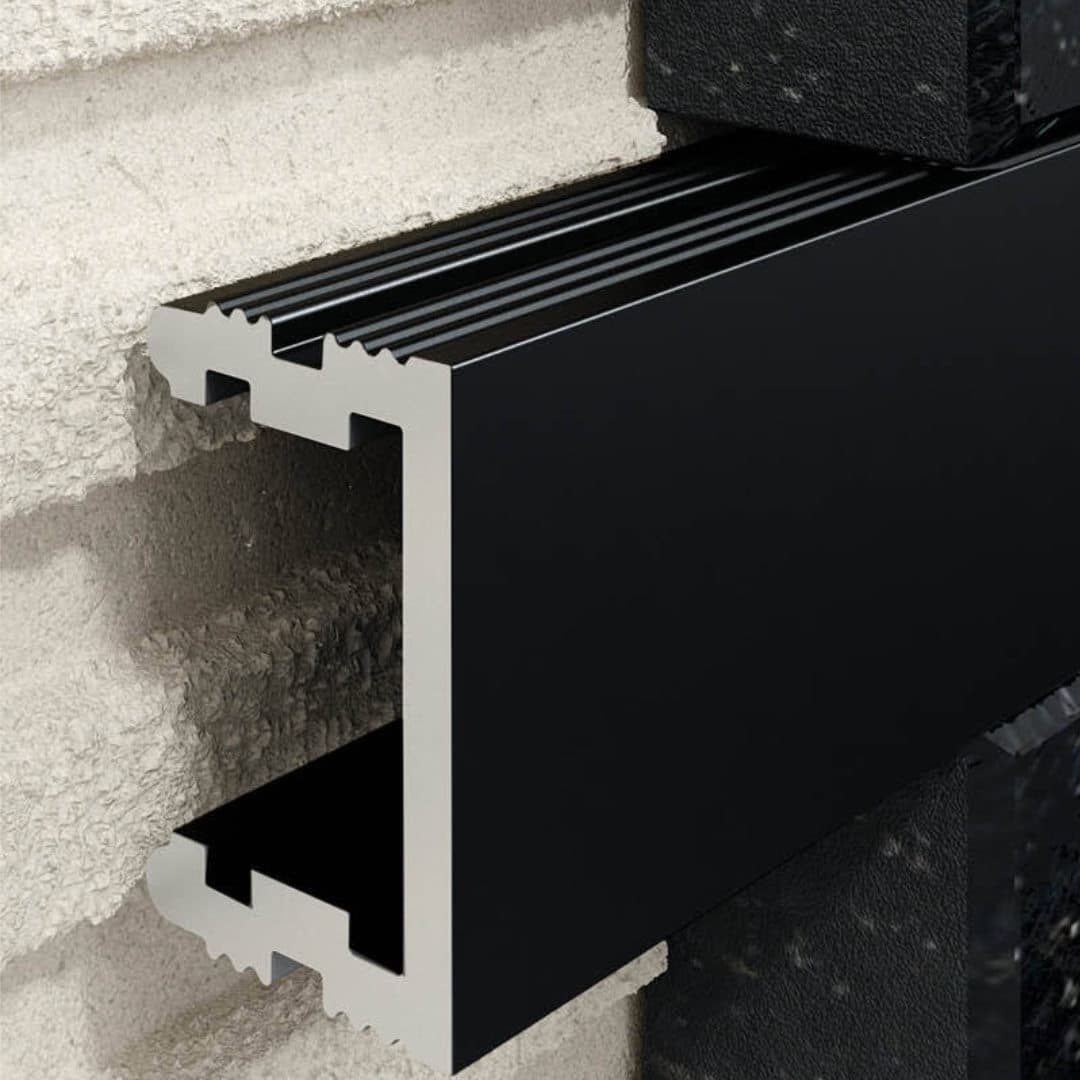 Profil U Listello 15 mm, d艂ugo艣膰 250 cm aluminiowy, anoda czarny mat