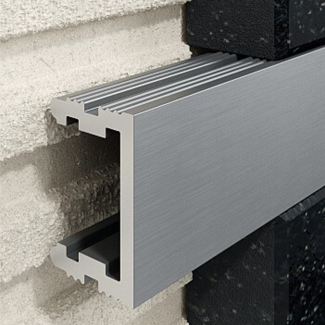 Profil U Listello 12 mm, d艂ugo艣膰 250 cm aluminiowy, anodowany srebrny szczotkowany