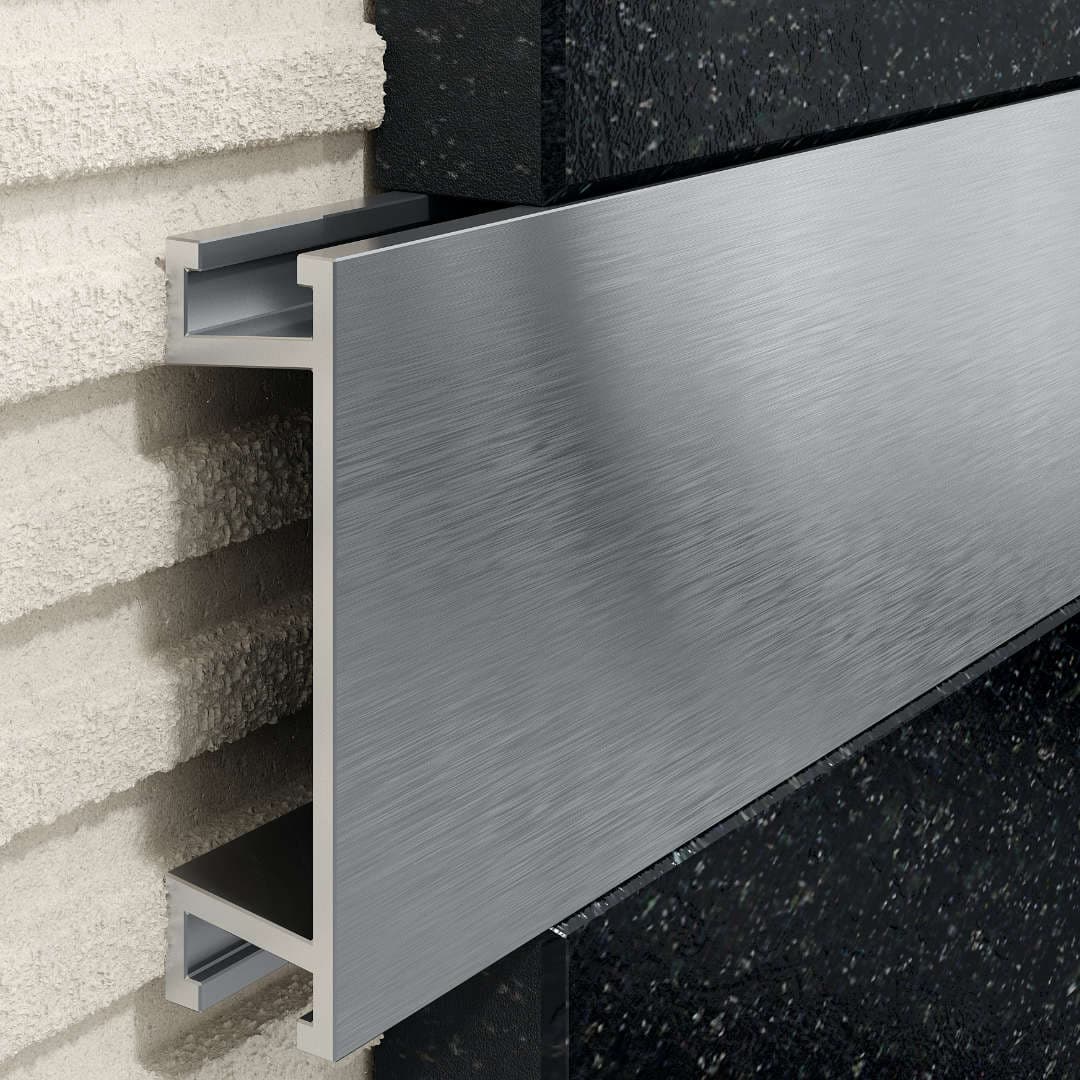 Profil U Listello 30 mm, d艂ugo艣膰 250 cm aluminiowy, anodowany srebrny szczotkowany
