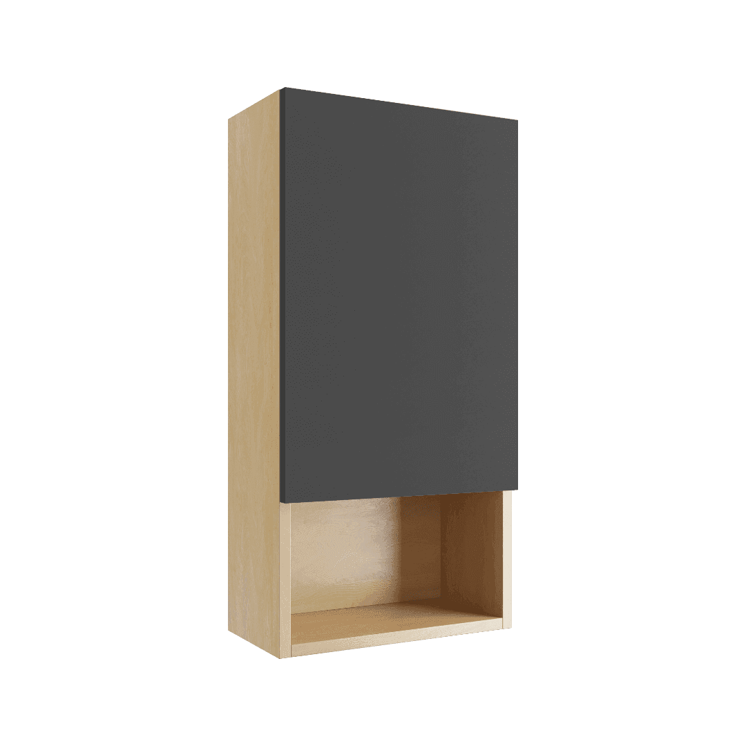 Tuto szafka wisz膮ca wn臋kowa z frontem prawa 40x80 cm, d膮b/szary