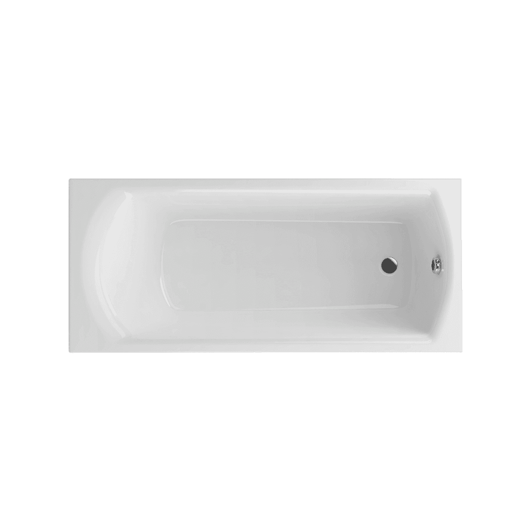 Lamia Slim wanna prostok膮tna 170X75 cm bia艂y po艂ysk