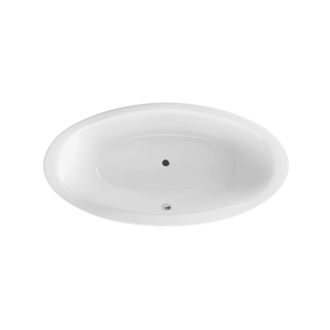 Lumina wanna owalna 190x95 cm, biały połysk