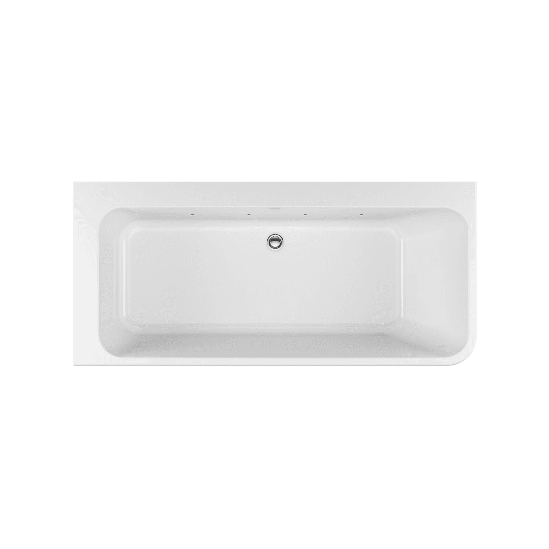 System podwodnego oświetlenia 4-LED z wanną narożną Lila 2.0, 160 cm, lewą