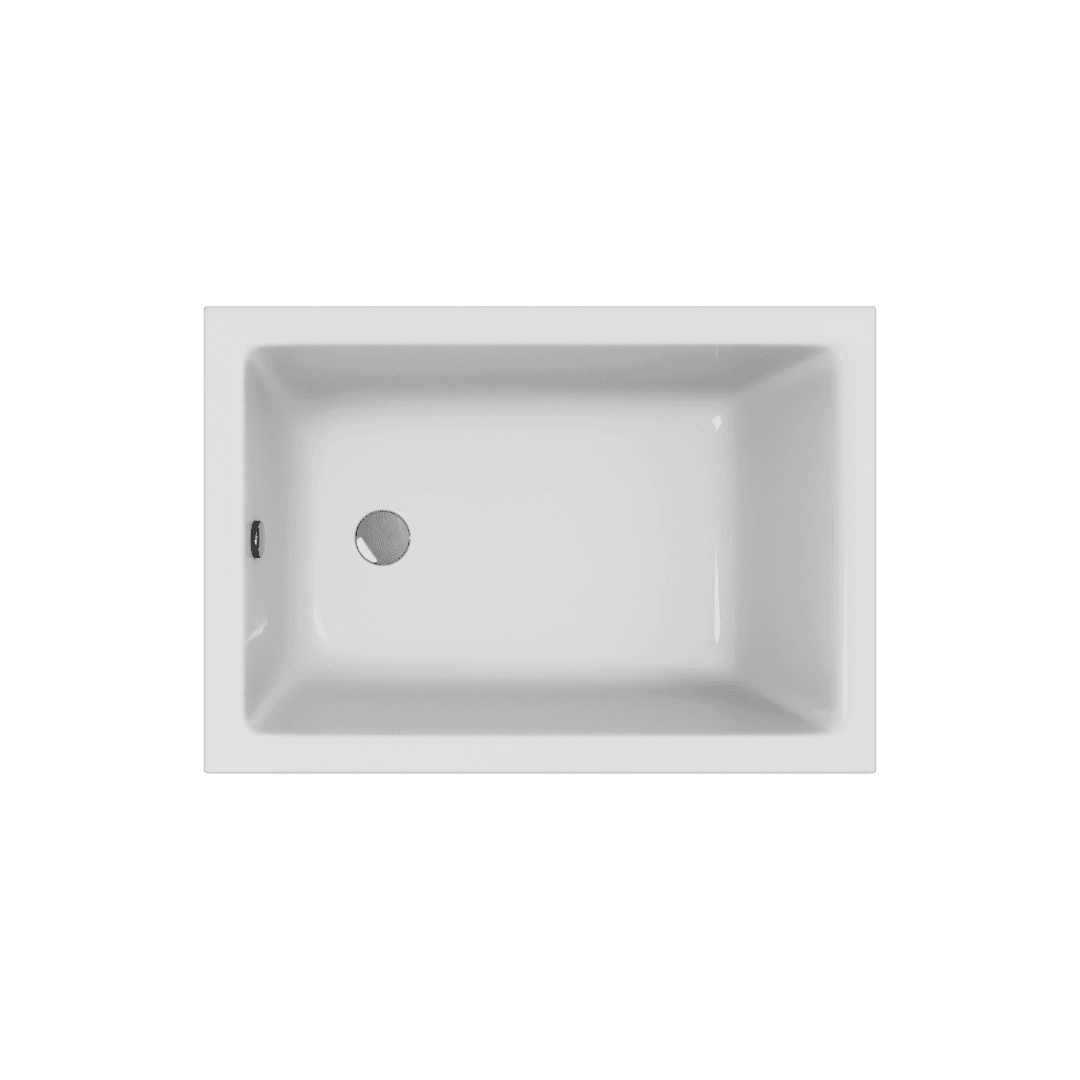 Marella Wanna prostok膮tna 100x70, bia艂y po艂ysk