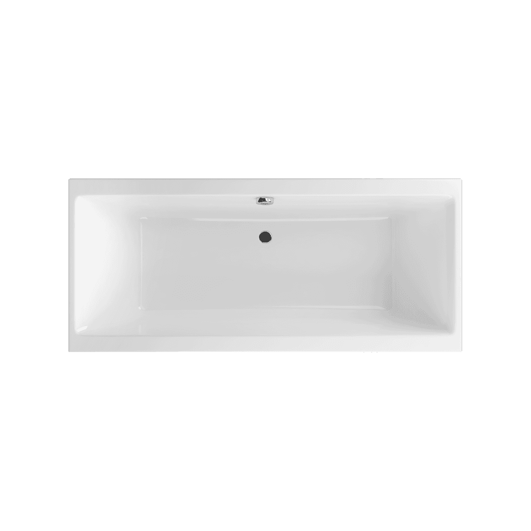 Pryzmat wanna prostok膮tna 190x90 cm bia艂y po艂ysk