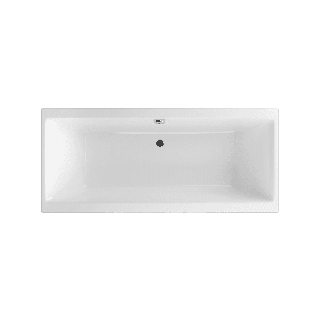 Pryzmat Slim wanna prostok膮tna 170x75 cm bia艂y po艂ysk