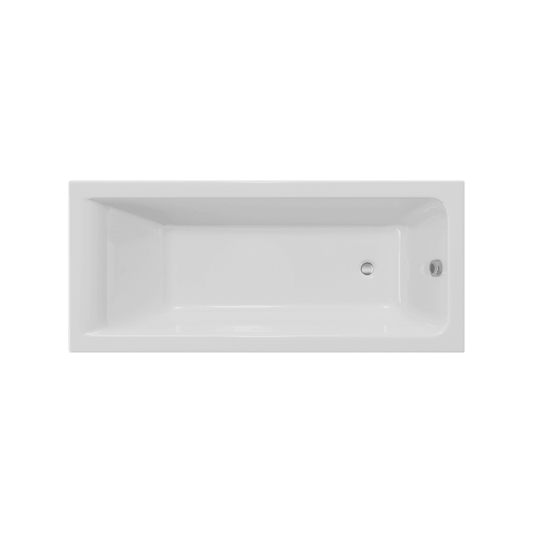 Savia wanna prostok膮tna 150x70 cm, bia艂y po艂ysk
