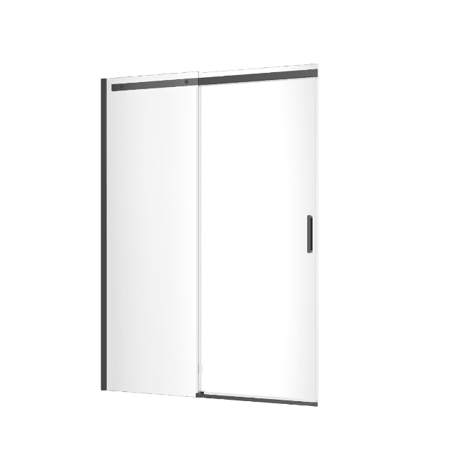 Rols drzwi wnękowe przesuwne 140x200 cm powłoka Clean Control, czarny mat